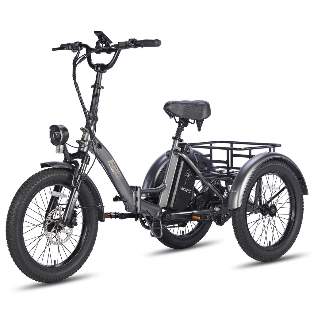 FAFREES F20 Mate Vélo électrique - Moteur 500W Batterie 48V18.2AH Autonomie 110KM - Gris