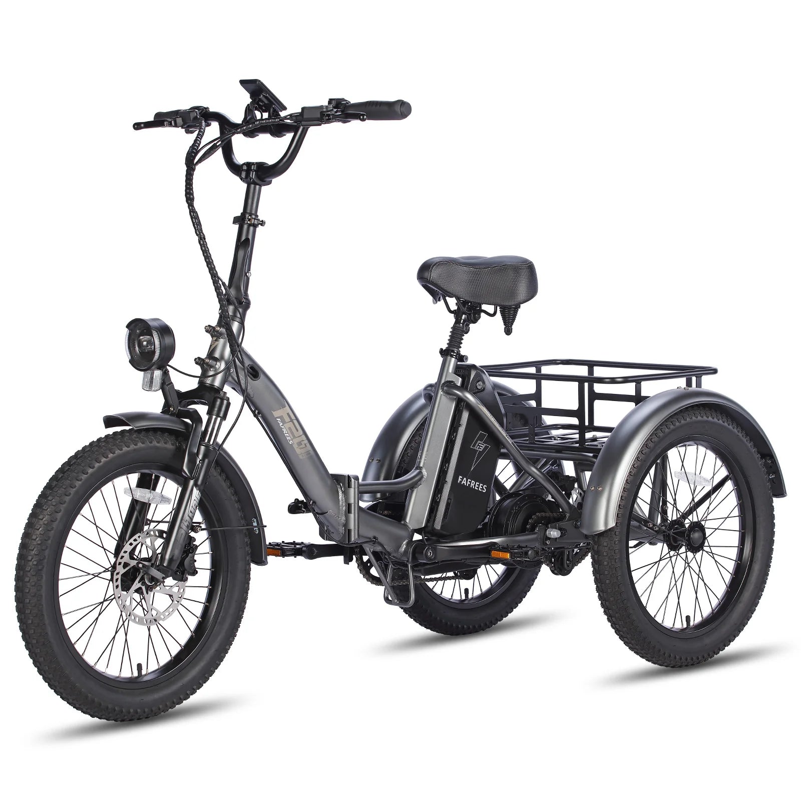 FAFREES F20 Mate Vélo électrique - Moteur 500W Batterie 48V18.2AH Autonomie 110KM - Gris