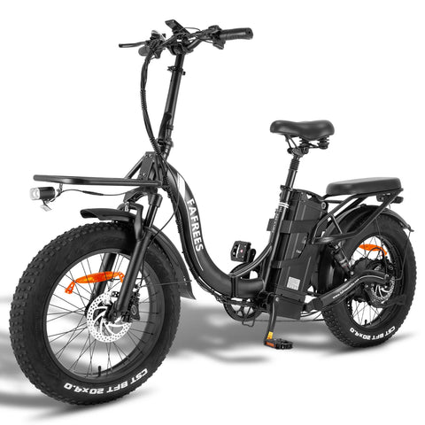 FAFREES F20 X-MAX Elektrisches Bike - 750W Motor 48V30AH Batterie 180KM Reichweite - Schwarz