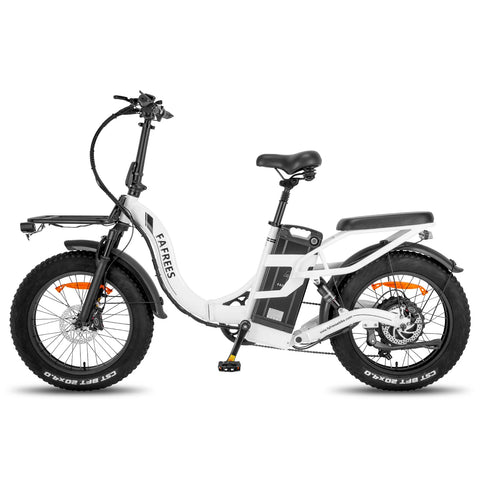FAFREES F20 X-MAX Elektrisches Bike - 750W Motor 48V30AH Batterie 180KM Reichweite - Weiß