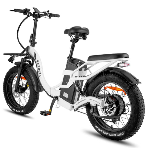 FAFREES F20 X-MAX Elektrisches Bike - 750W Motor 48V30AH Batterie 180KM Reichweite - Weiß