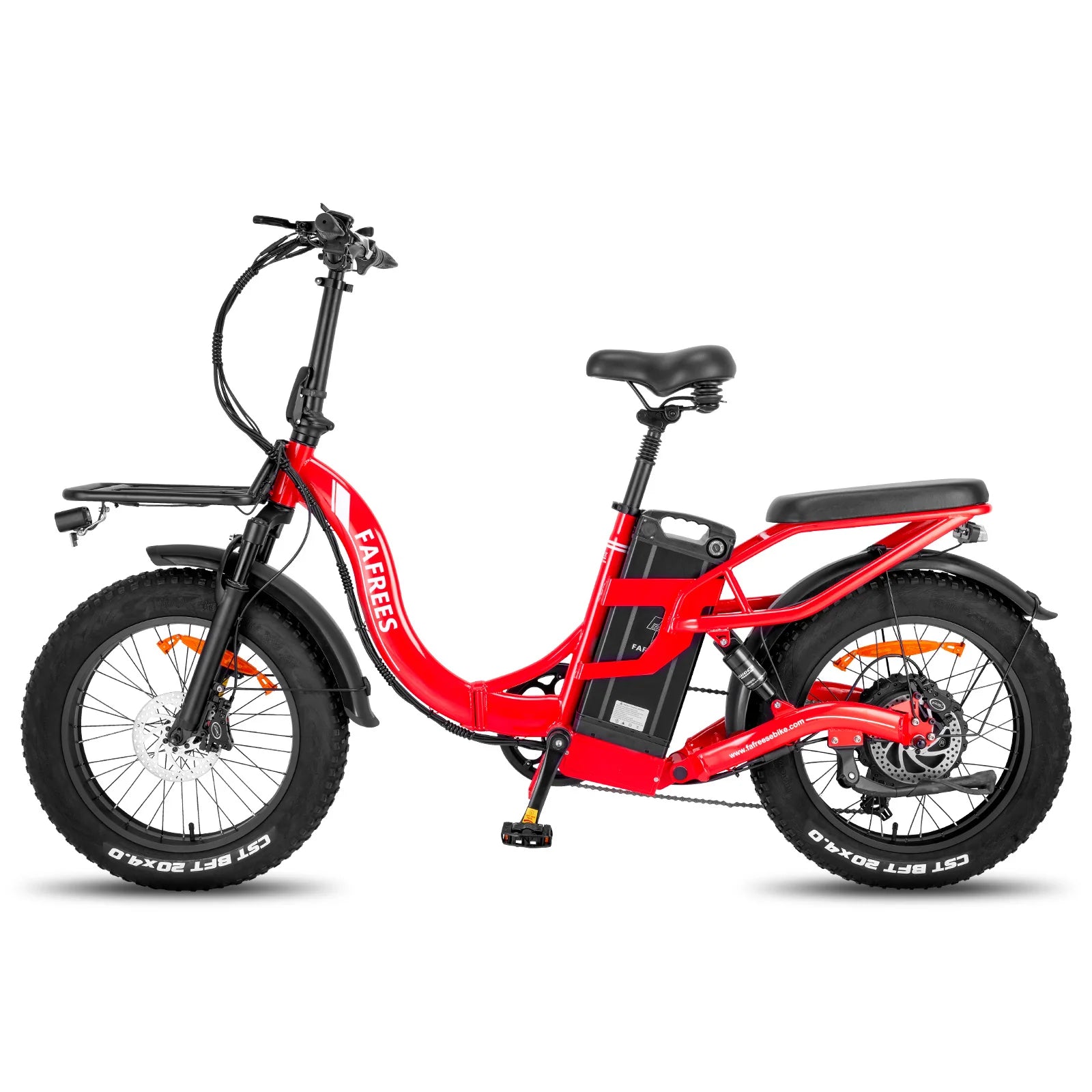 FAFREES F20 X-MAX Electric Bike - 750W Motor 48V30AH Battery 180KM Range - Red
