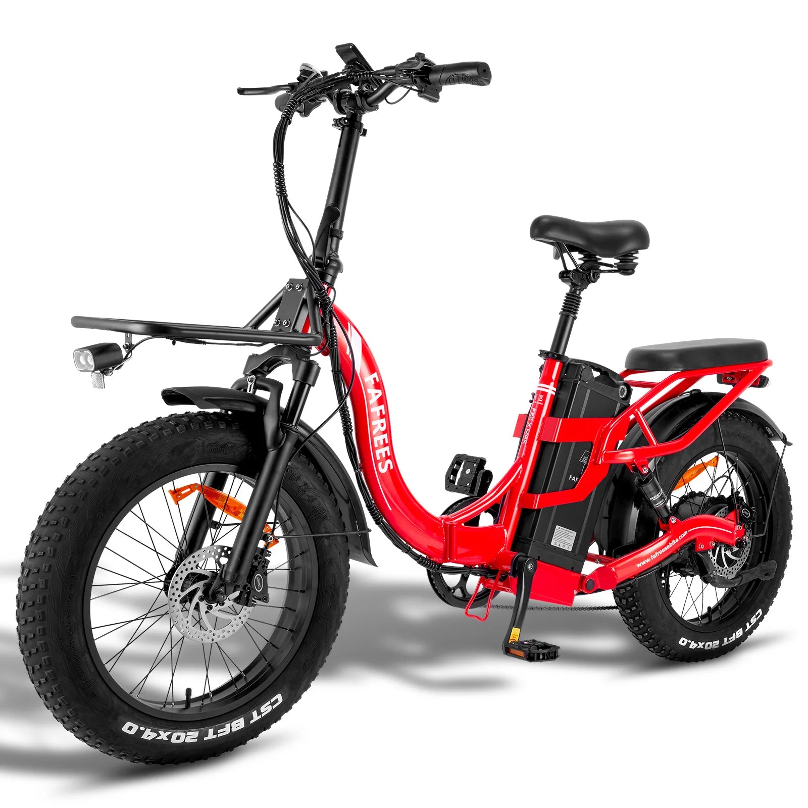 FAFREES F20 X-MAX Electric Bike - 750W Motor 48V30AH Battery 180KM Range - Red