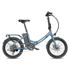 FAFREES F20 Light Vélo électrique 16,75 Ah - Moteur 250 W Batterie 36 V 16,75 Ah Autonomie 130 km - Gris Bleu