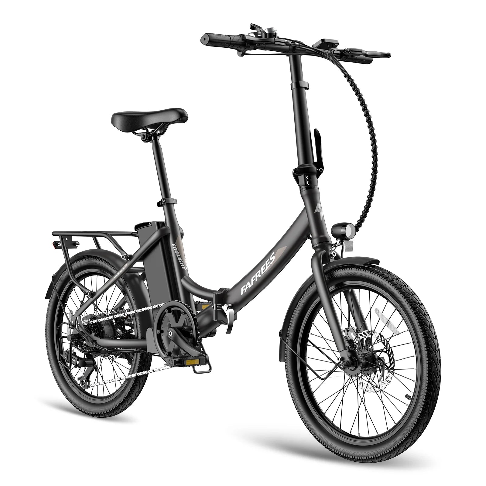 FAFREES F20 Light Vélo électrique 16,75Ah - Moteur 250W Batterie 36V16.75Ah Autonomie 130KM - Noir