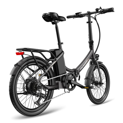 FAFREES F20 Light 16.75AH Elektrisches Bike - 250W Motor 36V16.75Ah Batterie 130KM Reichweite - Schwarz