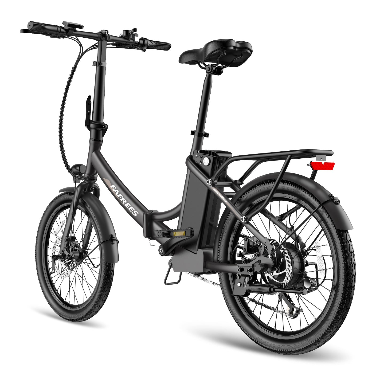 FAFREES F20 Light Vélo électrique 16,75Ah - Moteur 250W Batterie 36V16.75Ah Autonomie 130KM - Noir