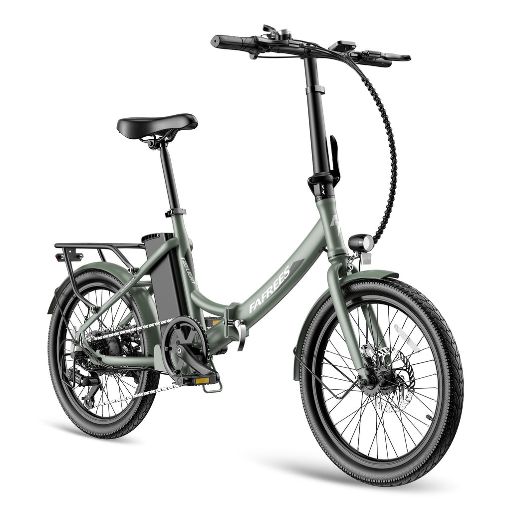 FAFREES F20 Light 16,75 Ah Vélo Électrique - Moteur 250W Batterie 36V16,75Ah Autonomie 130KM - Vert Foncé