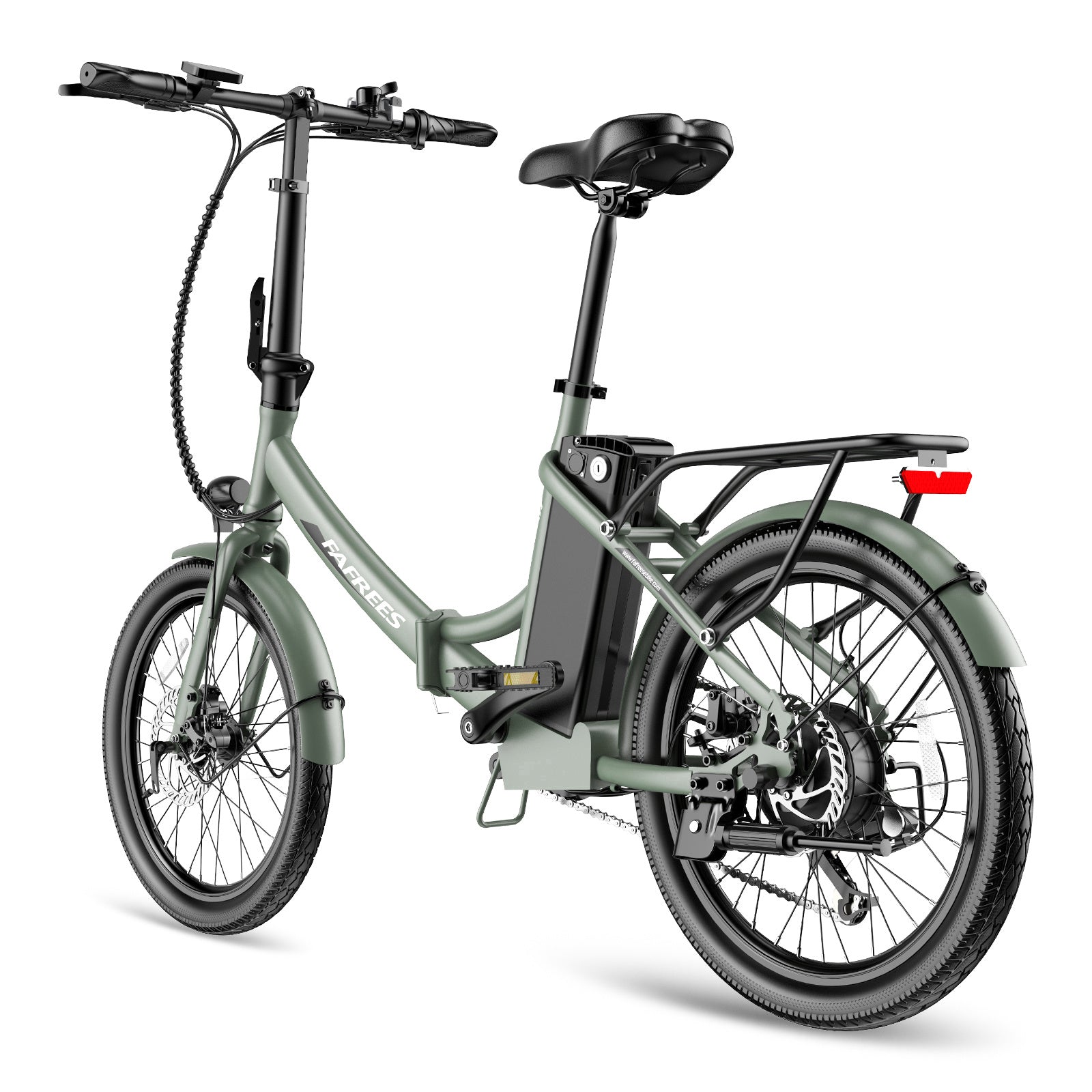 FAFREES F20 Light 16,75 Ah Vélo Électrique - Moteur 250W Batterie 36V16,75Ah Autonomie 130KM - Vert Foncé