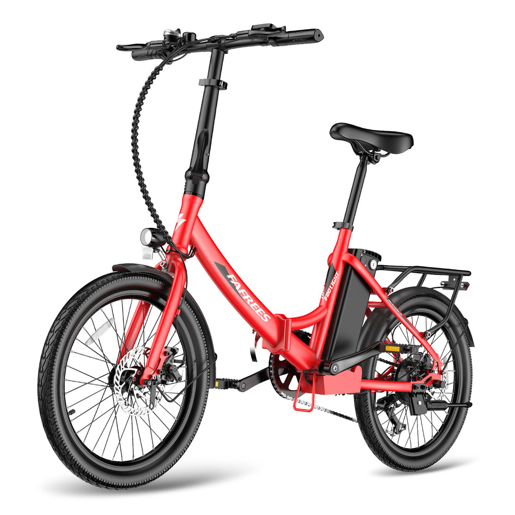 Vélo électrique FAFREES F20 Light 16.75AH - Moteur 250W Batterie 36V16.75Ah Autonomie 130KM - Rouge