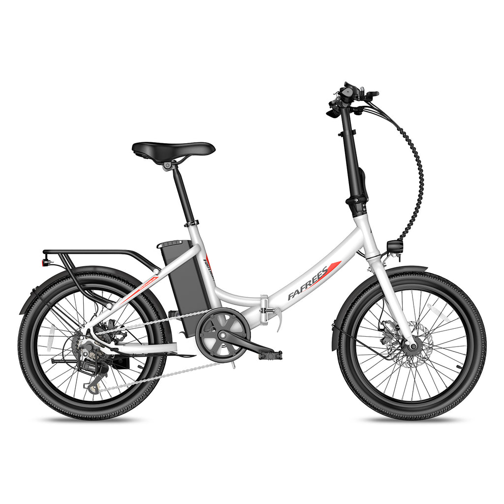 FAFREES F20 Light Vélo électrique 16,75 AH - Moteur 250 W Batterie 36 V 16,75 Ah Autonomie 130 km - Blanc