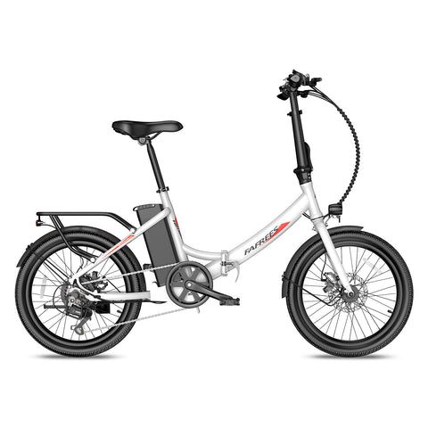 FAFREES F20 Light 16.75AH Elektrisches Bike - 250W Motor 36V16.75Ah Batterie 130KM Reichweite - Weiß