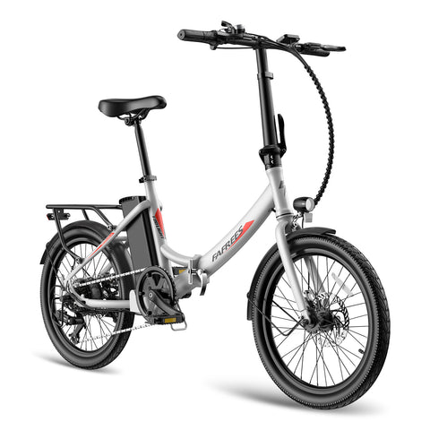 FAFREES F20 Light 16.75AH Elektrisches Bike - 250W Motor 36V16.75Ah Batterie 130KM Reichweite - Weiß