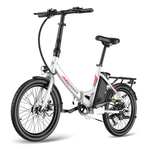 FAFREES F20 Light 16.75AH Elektrisches Bike - 250W Motor 36V16.75Ah Batterie 130KM Reichweite - Weiß