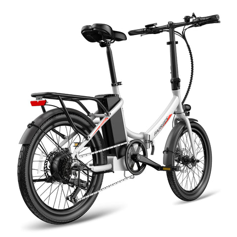 FAFREES F20 Light 16.75AH Elektrisches Bike - 250W Motor 36V16.75Ah Batterie 130KM Reichweite - Weiß
