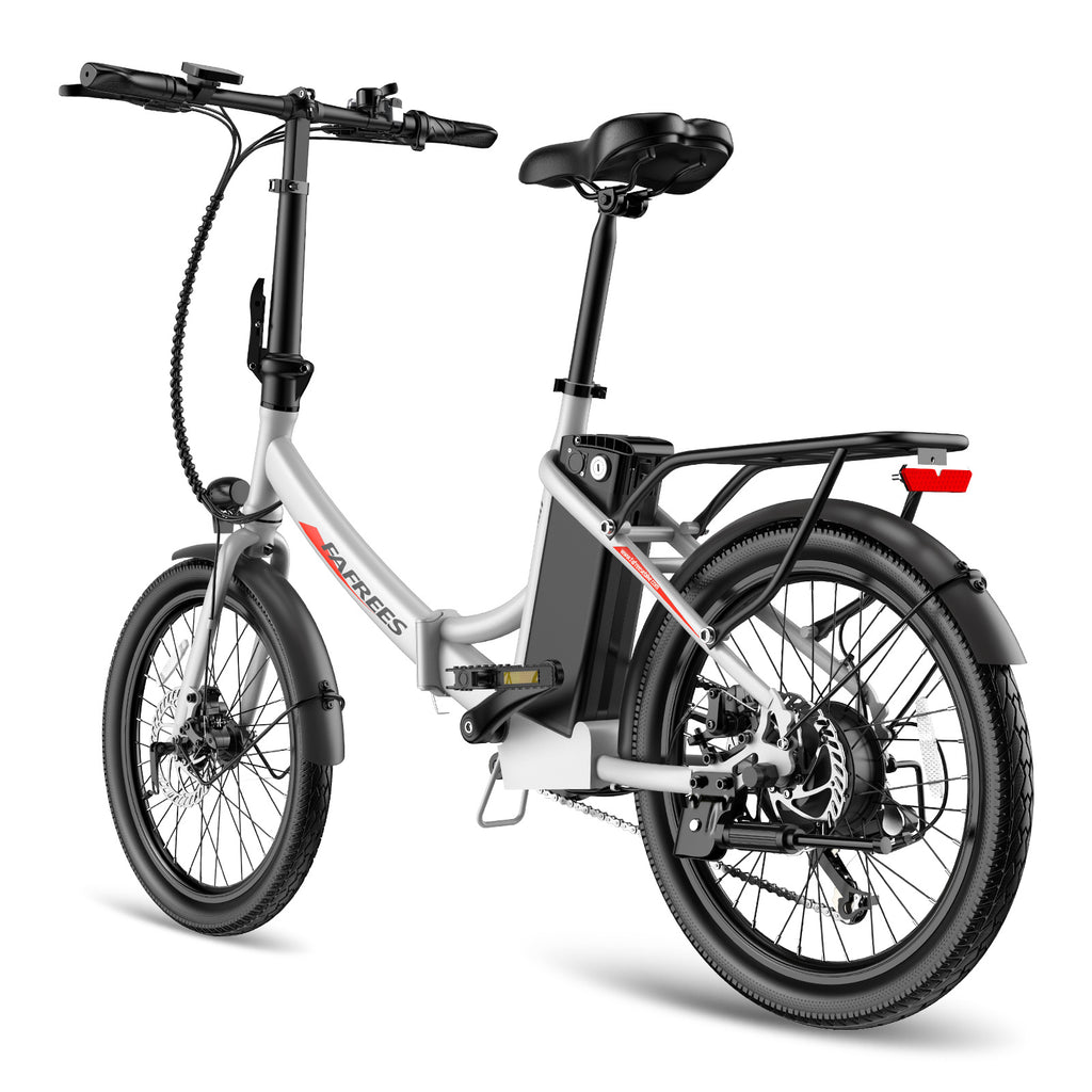 FAFREES F20 Light Vélo électrique 16,75 AH - Moteur 250 W Batterie 36 V 16,75 Ah Autonomie 130 km - Blanc