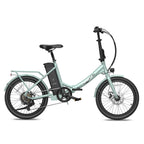 FAFREES F20 Lasting Electric Bike - 250W Motor 36V18.2Ah Battery 120KM Range - Green