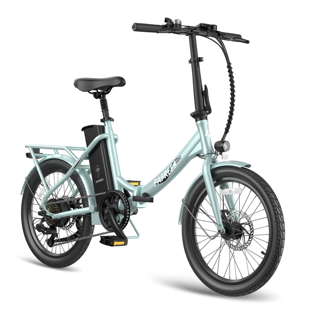 FAFREES F20 Lasting Electric Bike - 250W Motor 36V18.2Ah Battery 120KM Range - Green