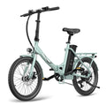 FAFREES F20 Lasting Electric Bike - 250W Motor 36V18.2Ah Battery 120KM Range - Green