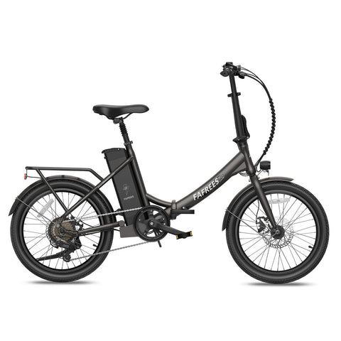 FAFREES F20 Lasting Elektrisches Bike - 250W Motor 36V18.2Ah Batterie 120KM Reichweite - Schwarz