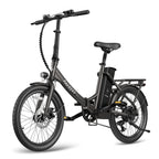 FAFREES F20 Lasting Electric Bike - 250W Motor 36V18.2Ah Battery 120KM Range - Black