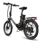 FAFREES F20 Lasting Electric Bike - 250W Motor 36V18.2Ah Battery 120KM Range - Black