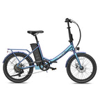 FAFREES F20 Vélo électrique longue autonomie - Moteur 250 W Batterie 36 V 18,2 Ah Autonomie 120 km - Bleu Vert
