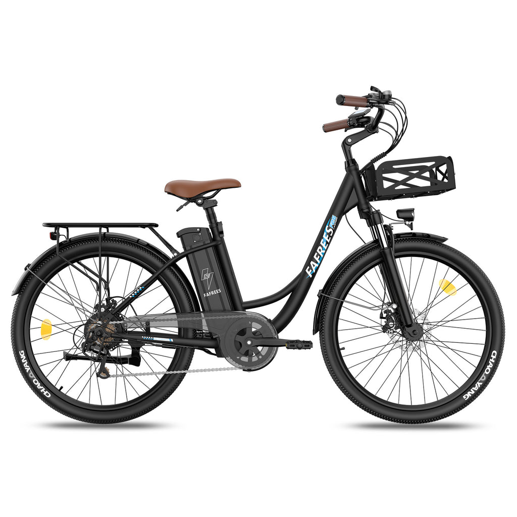 FAFREES F26 Lasting Vélo Électrique - Moteur 250W Batterie 36V20.3Ah Autonomie 160KM - Noir