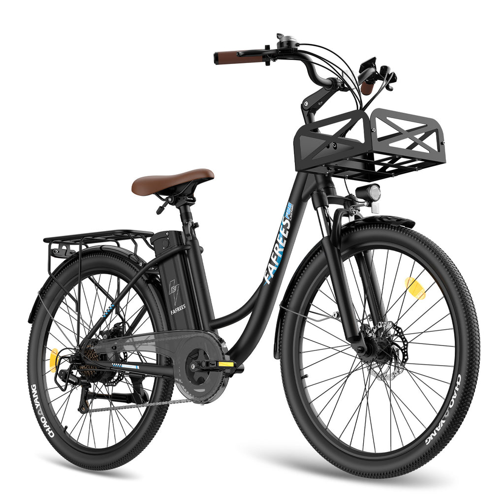 FAFREES F26 Lasting Vélo Électrique - Moteur 250W Batterie 36V20.3Ah Autonomie 160KM - Noir