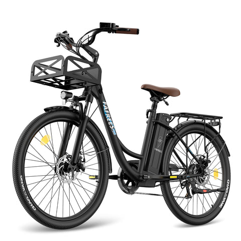 FAFREES F26 Lasting Elektrisches Bike - 250W Motor 36V20.3Ah Batterie 160KM Reichweite - Schwarz
