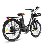 FAFREES F26 Lasting Vélo Électrique - Moteur 250W Batterie 36V20.3Ah Autonomie 160KM - Noir