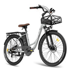 FAFREES F26 Lasting Electric Bike - 250W Motor 36V20.3Ah Battery 160KM Range - Grey