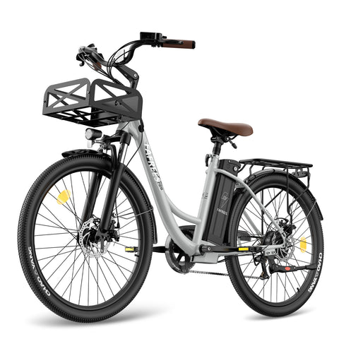 FAFREES F26 Lasting Elektrisches Bike - 250W Motor 36V20.3Ah Batterie 160KM Reichweite - Grau