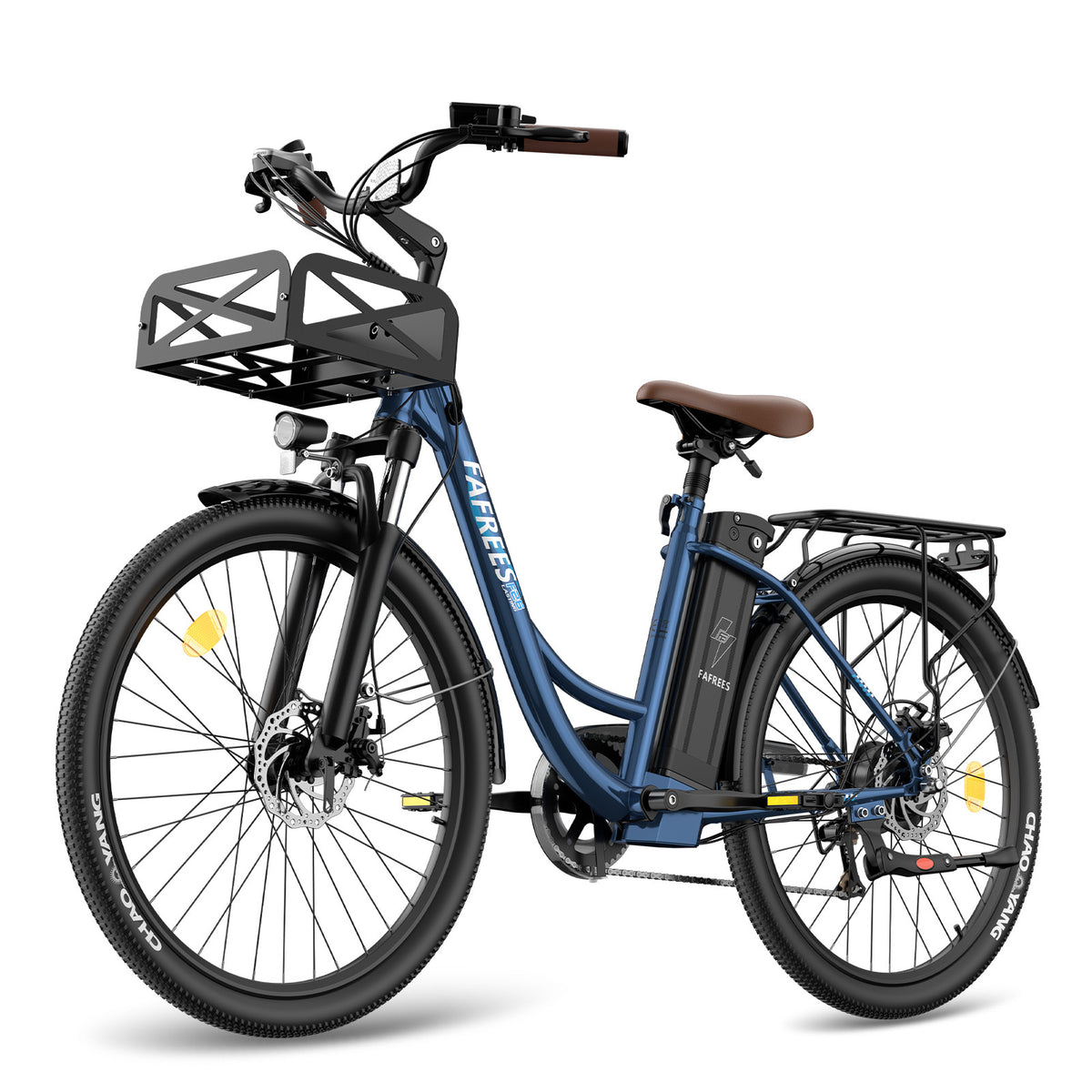 FAFREES F26 Lasting Elektrisches Bike - 250W Motor 36V20.3Ah Batterie 160KM Reichweite - Blau