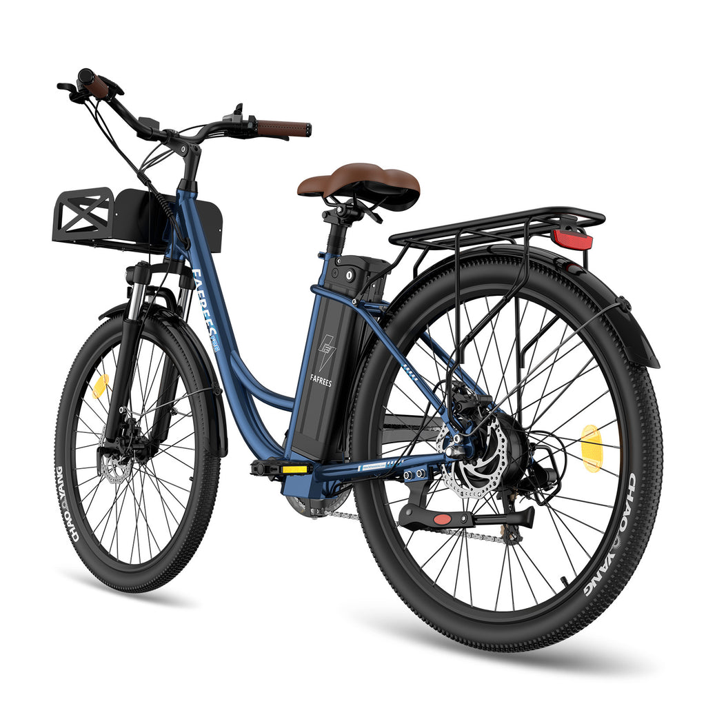 FAFREES F26 Lasting Vélo électrique - Moteur 250W Batterie 36V20.3Ah Autonomie 160KM - Bleu