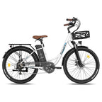 FAFREES F26 Lasting Vélo électrique - Moteur 250W Batterie 36V20.3Ah Autonomie 160KM - Blanc