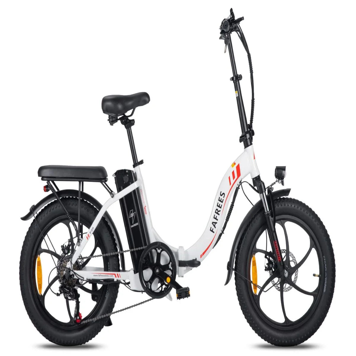 Elektrisches Fahrrad FAFREES F20 - 250W Motor 576WH Batterie 70KM Reichweite - Weiß