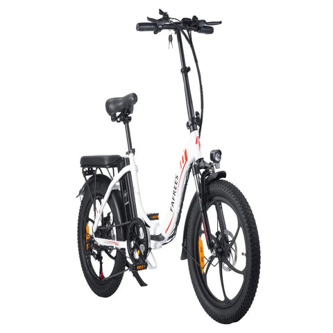 Elektrisches Fahrrad FAFREES F20 - 250W Motor 576WH Batterie 70KM Reichweite - Weiß