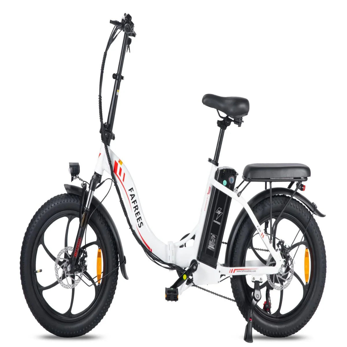 Electric Bicycle FAFREES F20 - 250W Motor 576WH Battery 70KM Range - White