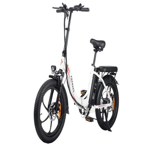 Elektrisches Fahrrad FAFREES F20 - 250W Motor 576WH Batterie 70KM Reichweite - Weiß