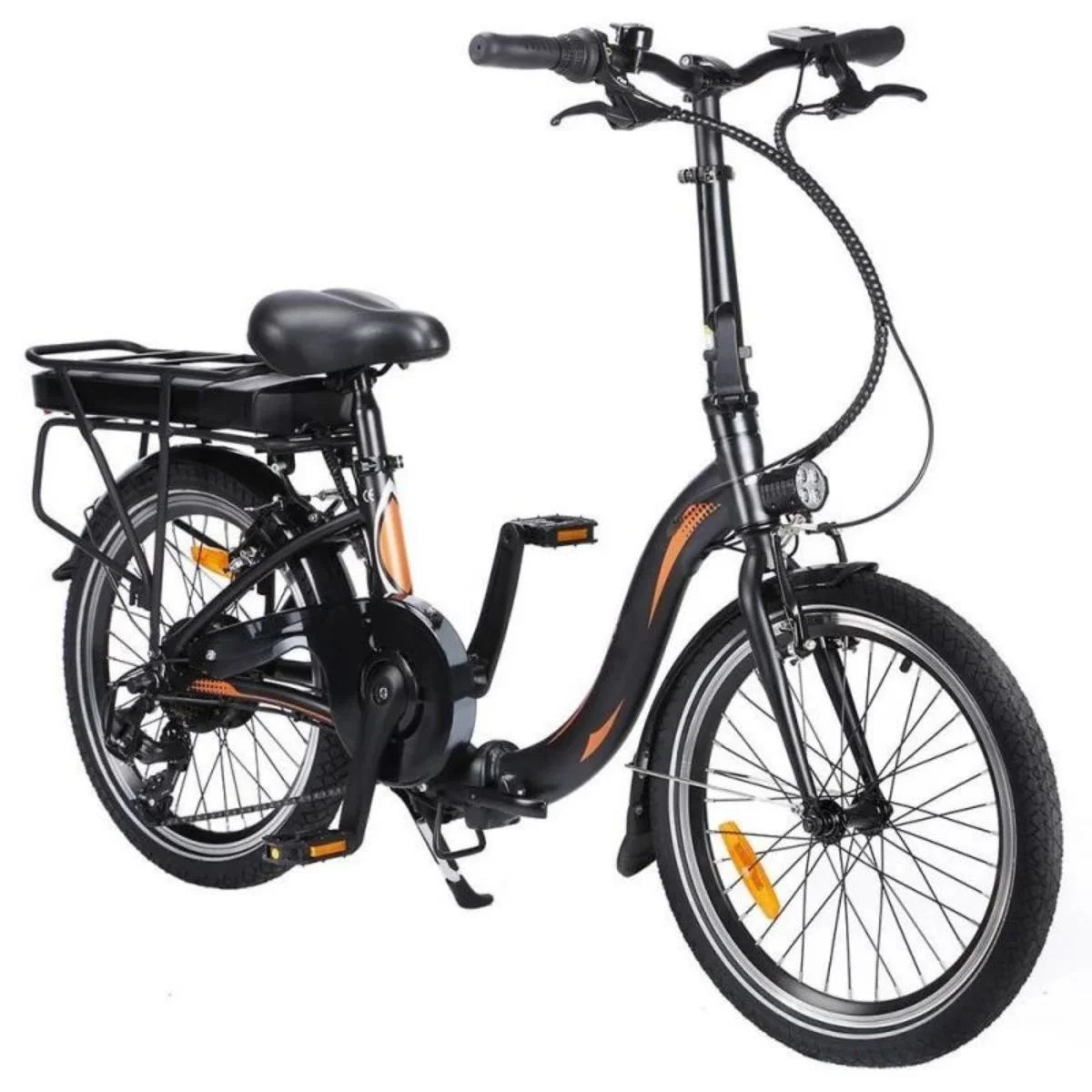 Elektrofahrrad FAFREES 20F054 | 250W Motor 360WH Akku Scheibenbremsen - Schwarz