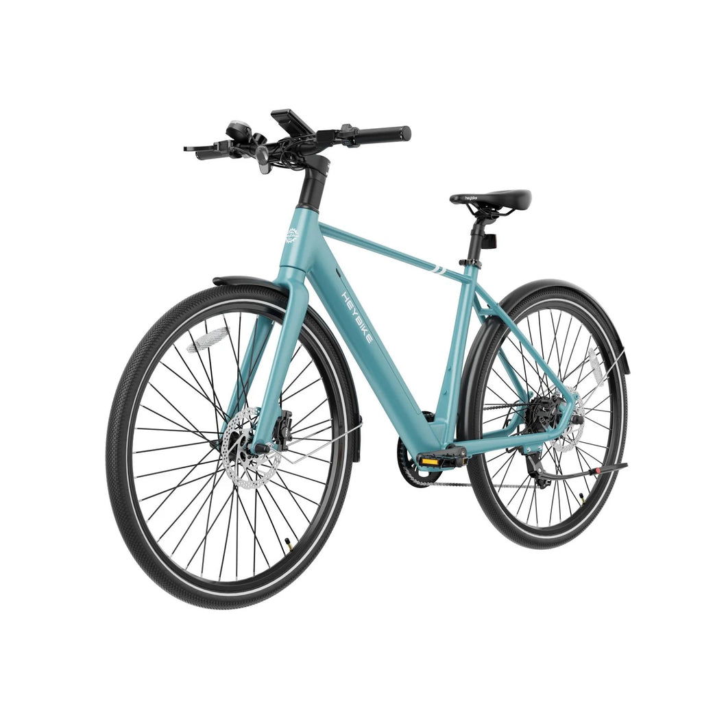 Heybike EC1 M Electric Bicycle - 250W Motor 36V10Ah Battery 100KM Range Hydraulic Disc Brake - Blue