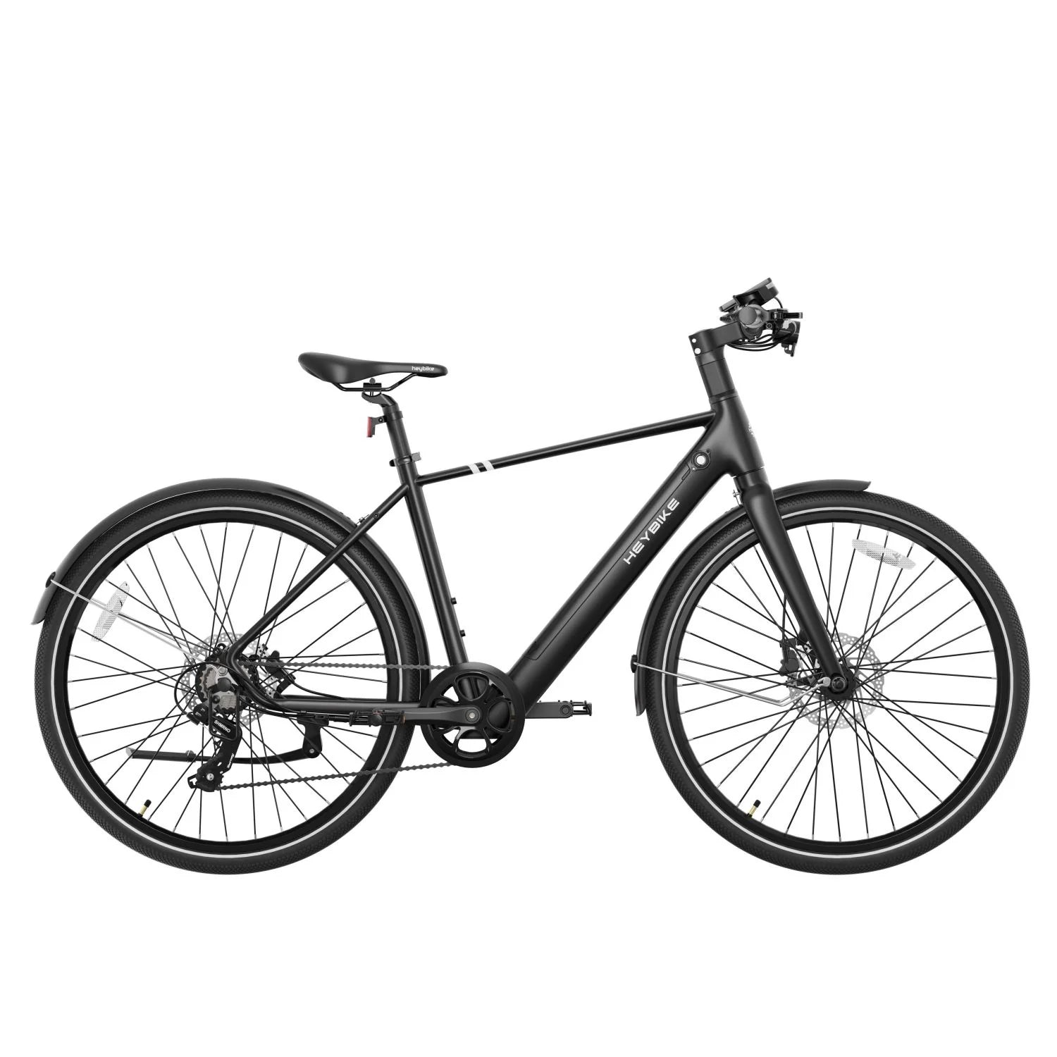 Vélo électrique Heybike EC1 L - Moteur 250W Batterie 36V10Ah Autonomie 100KM Frein à disque hydraulique - Noir