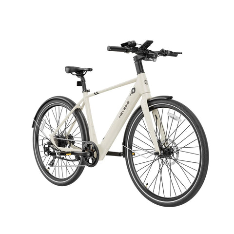 Elektrische Fahrrad Heybike EC1 L - 250W Motor 36V10Ah Batterie 100KM Reichweite Hydraulische Scheibenbremse - Butterweiß