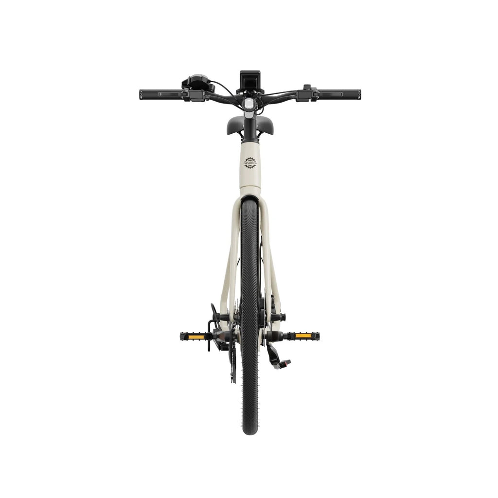 Vélo Électrique Heybike EC1 L - Moteur 250W Batterie 36V10Ah Autonomie 100KM Freins à Disque Hydrauliques - Blanc Crème