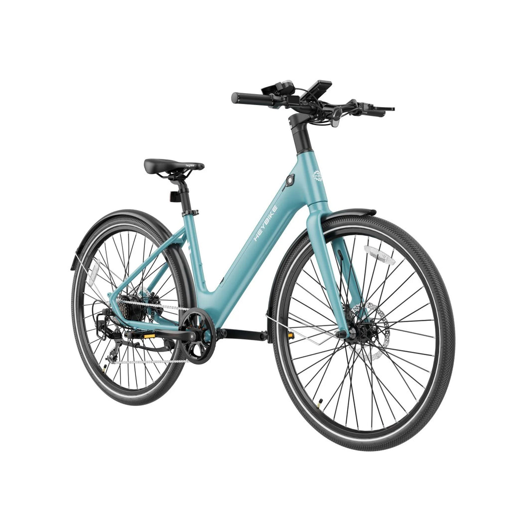 Heybike EC1 ST Electric Bicycle - 250W Motor 36V10Ah Battery 100KM Range Hydraulic Disc Brake - Blue