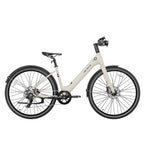 Vélo électrique Heybike EC1 ST - Moteur 250W Batterie 36V10Ah Autonomie 100KM Frein à disque hydraulique - Blanc crème