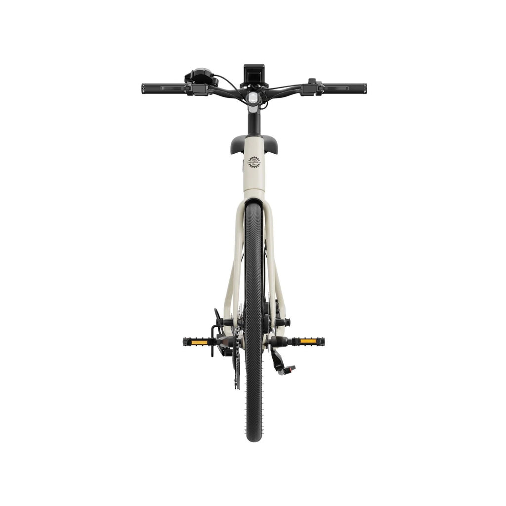 Vélo électrique Heybike EC1 ST - Moteur 250W Batterie 36V10Ah Autonomie 100KM Frein à disque hydraulique - Blanc crème