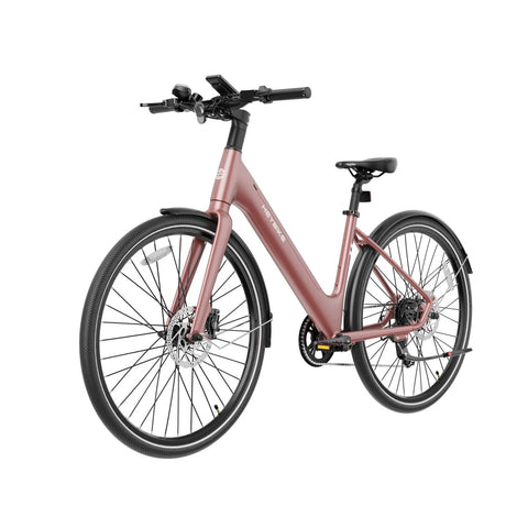 Elektrische Fahrrad Heybike EC1 ST - 250W Motor 36V10Ah Batterie 100KM Reichweite Hydraulische Scheibenbremse - Rosa