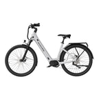Vélo électrique Vanpowers Urbanglide Ultra L - Moteur 500W Batterie 48V14.4AH Autonomie 110KM Frein à disque hydraulique - Blanc perle